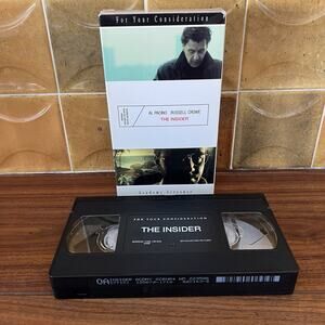 The Insider VHS 1999 Academy Screener FYC Al Pacino Russell Crowe Touchstone
